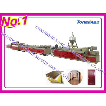 PVC- und Holzmischungs-Extruder-Maschine für die Herstellung von WPC-Türverkleidung